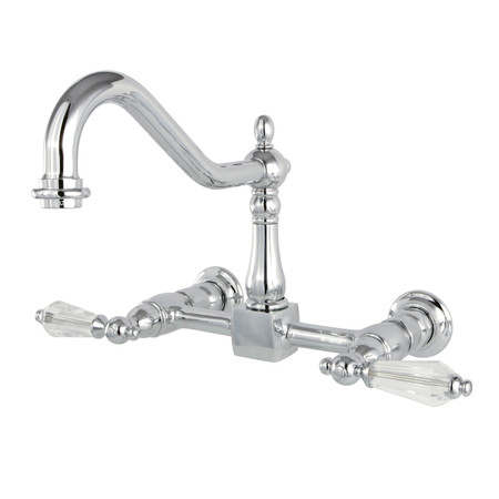 WILSHIRE KS1241WLL 8-Inch Centerset Wall Mount Kitchen Faucet KS1241WLL